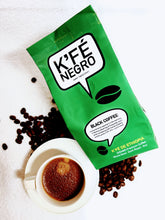 K'FE Negro - Ethiopian Sidamo Dark Roast Whole Bean Coffee - Premium Single Origin, Fair Trade, Fresh Roasted, Bold & Smooth Flavor - 8oz