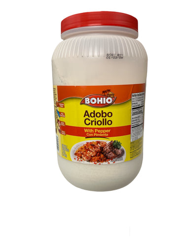 Bohio Seasoning WITH Pepper - Adobo Criollo CON Pimienta - 7.5 Lbs