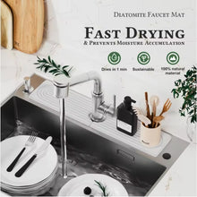 Diatomaceous Earth Sink Tray Stone Home Sink Caddy Kitchen Instant Dry Sink Organizer
