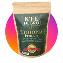 K’FE NEGRO DARK ROAST COFFEE BUNDLE Ethiopia Yirgacheffe + Colombia Excelsa | 2 x 12 oz | Whole Bean