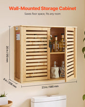 Bathroom Wall Cabinet, 2 Doors And Adjustable Shelf With 3 Height Levels, Over The Toilet Storage Medicine Cabinet Wall Mounted, Hanging Organizer With Shelves For Laundry Room Kitchen Restroom