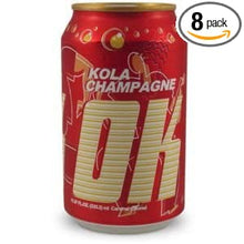 OK Kola Champagne - Puerto Rico's Favorite Soda - 12 oz cans - 8 Pack