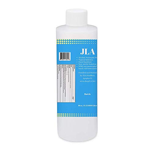 JLA - 16 Fluid Ounce Liquid Hand Sanitizer 80% Alcohol Antiseptic - FREE SHIPPING