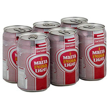 Malta India Light - Puerto Rico's Famous Malt Beverage - 8 0z Cans (Count of 24) Master Box