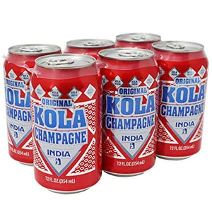 India Kola Champagne - Puerto Rico's Original Kola - 12 fl oz (Count of 24) Master Carton