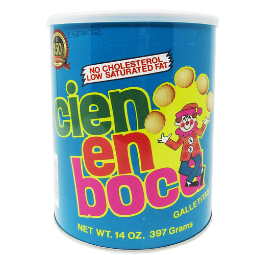 Royal Borinquen - Cien En Boca Cookies - 14oz. Cans