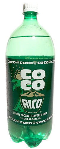 Coco Rico Natural Coconut Flavored Soda 2-liter Bottle